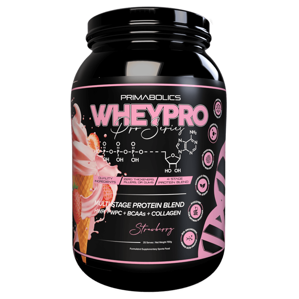 Primabolics Whey Pro Protein Powder 25 Serves Strawberry