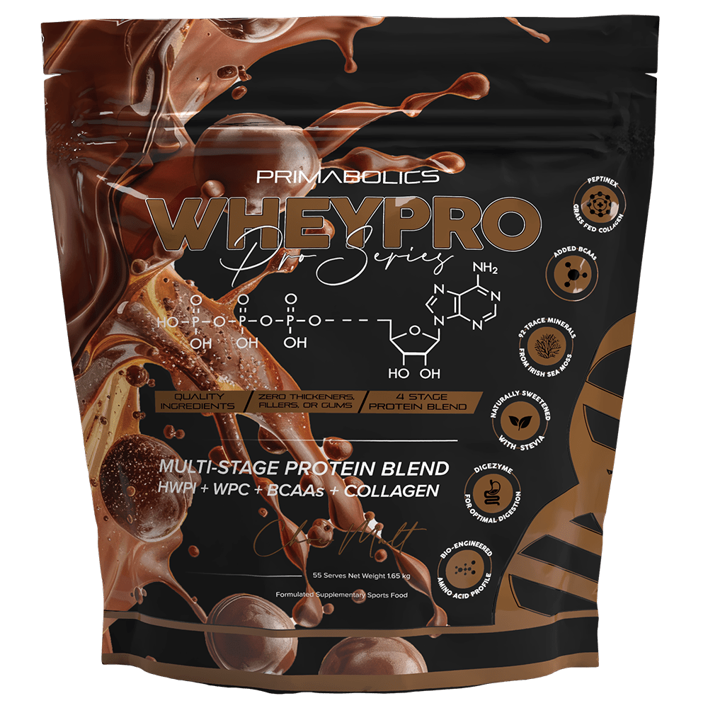 Primabolics Whey Pro Protein Powder 55 Serves Choc Malt