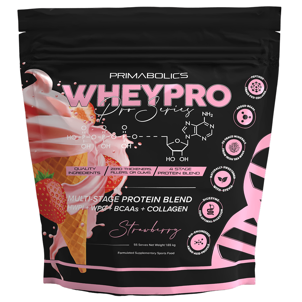 Primabolics Whey Pro Protein Powder 55 Serves Strawberry