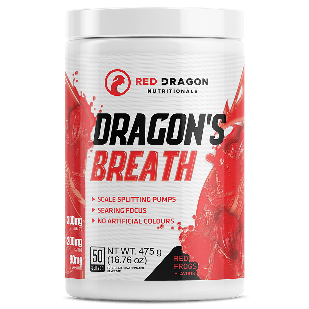 Red Dragon Nutritionals Dragon's Breath Pre - Workout 50 Serves Red Frog