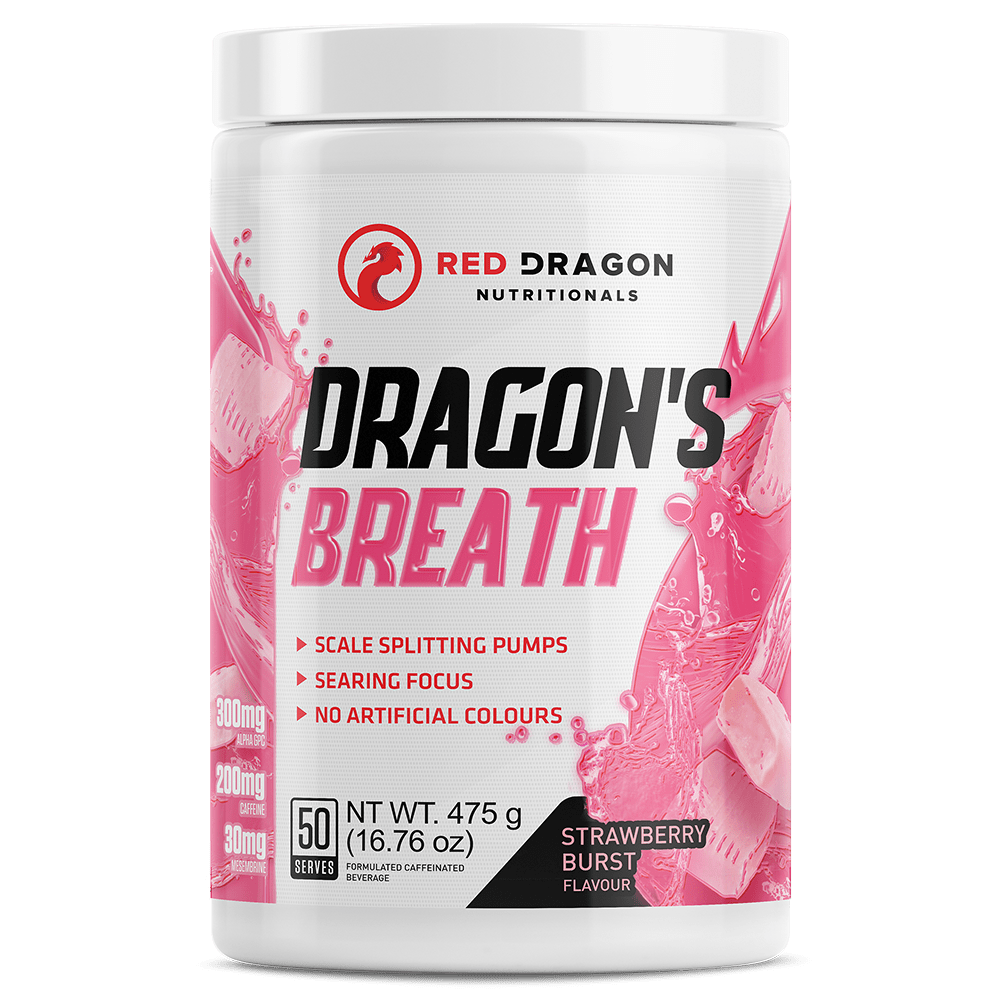 Red Dragon Nutritionals Dragon's Breath Pre - Workout 50 Serves Strawberry Burst