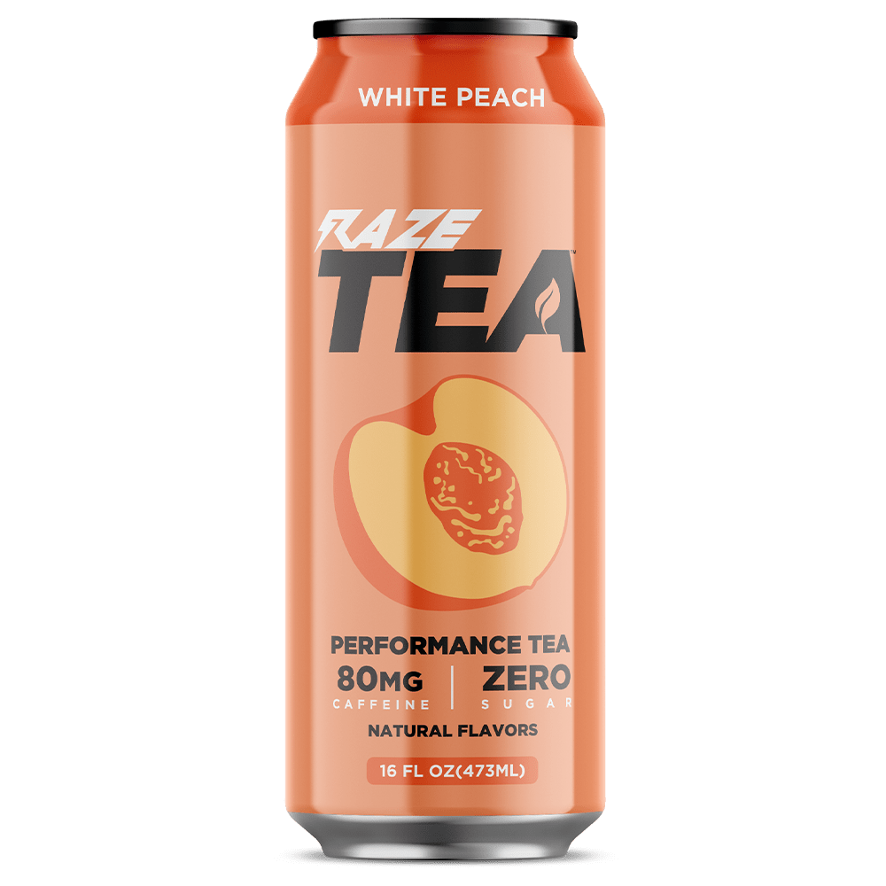 Repp Sports Raze Tea Energy Drink 473 mL White Peach