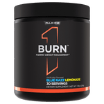 Rule 1 Burn Thermogenic 30 Serves Blue Razz Lemonade