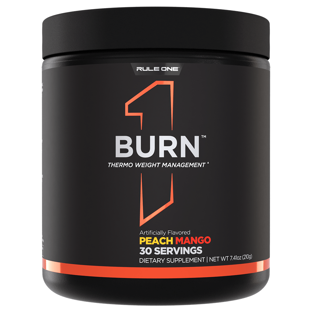 Rule 1 Burn Thermogenic 30 Serves Peach Mango