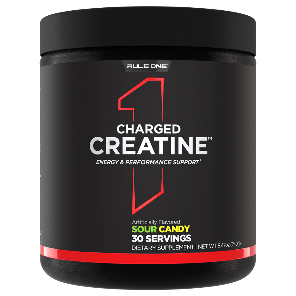 Rule 1 Charged Creatine Creatine 30 Serves Sour Candy