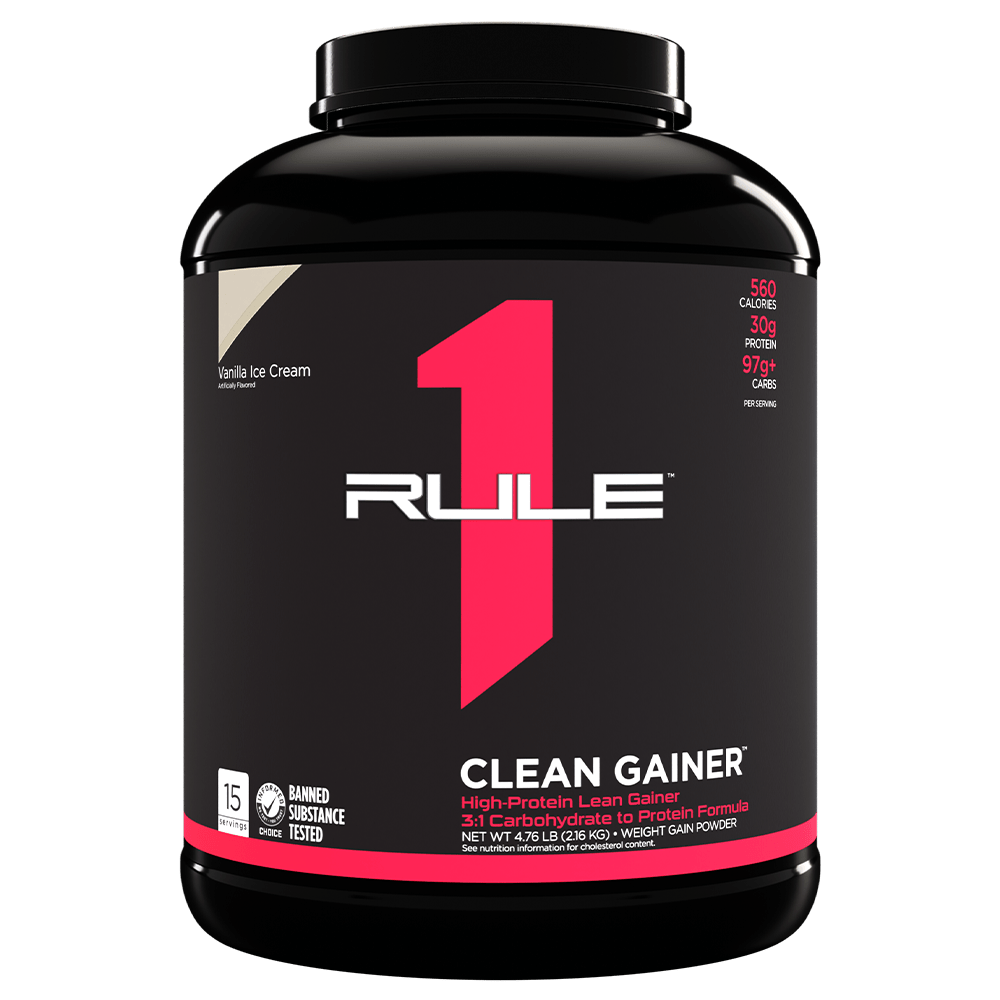 Rule 1 Clean Gainer Protein Powder 15 Serves Vanilla