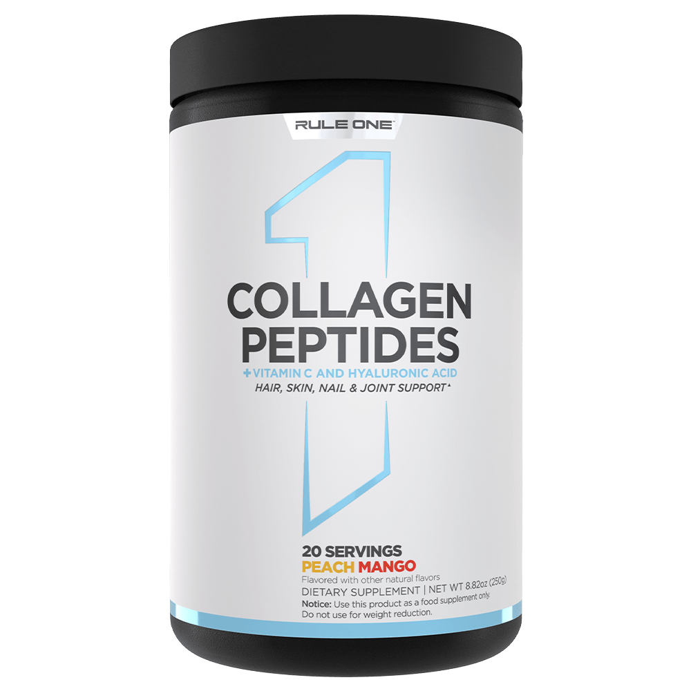 Rule 1 Collagen Peptides General Health 20 Serves Peach Mango