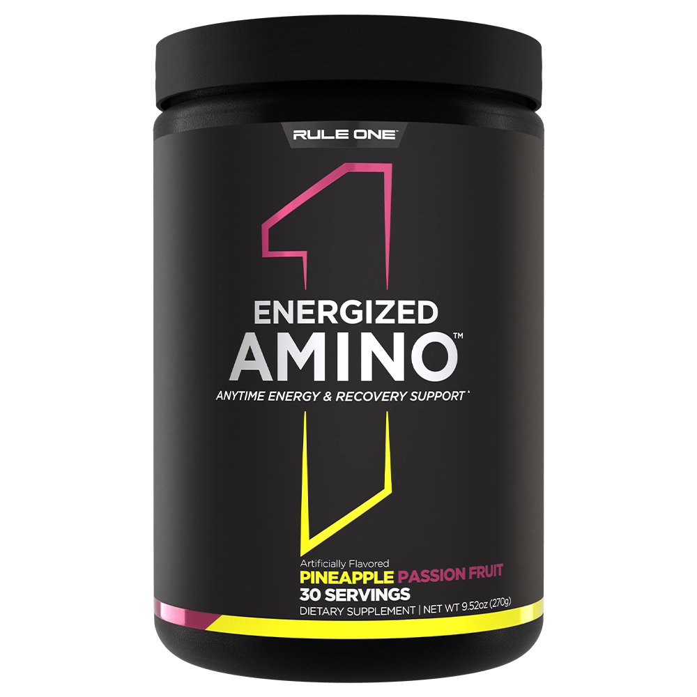 Rule 1 Energized Amino Aminos 30 Serves Pineapple Passionfruit