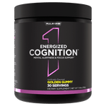 Rule 1 Energized Cognition Mental Focus 30 Serves Golden Gummy