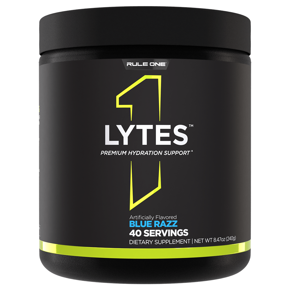 Rule 1 Lytes Electrolytes 40 Serves Blue Raspberry