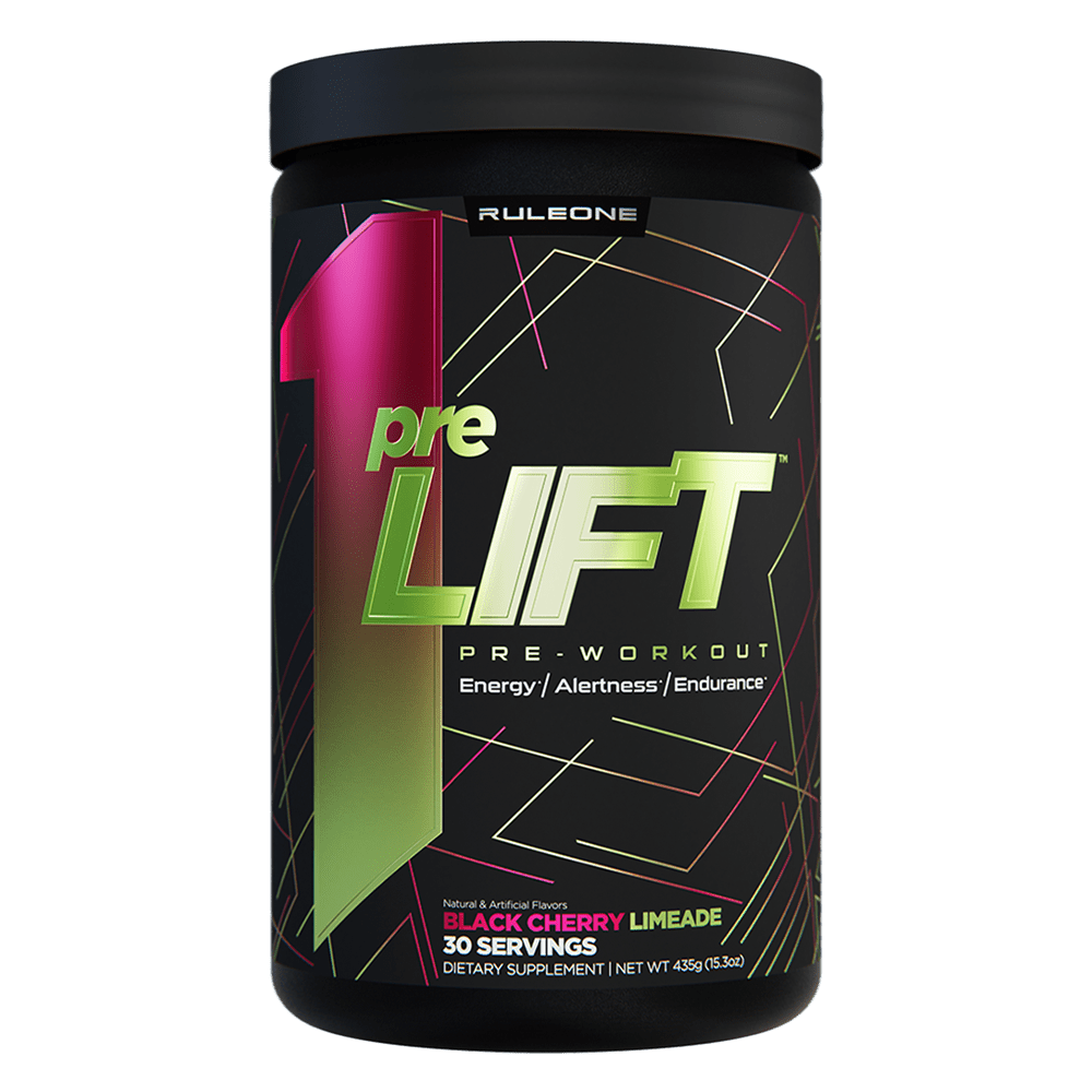 Rule 1 R1 PreLIFT Pre - Workout 30 Serves Black Cherry Limeade