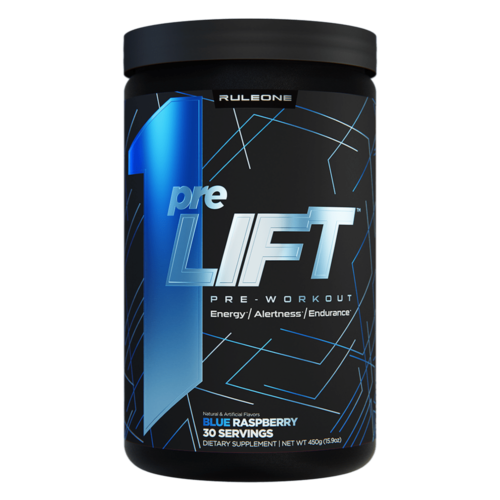 Rule 1 R1 PreLIFT Pre - Workout 30 Serves Blue Raspberry