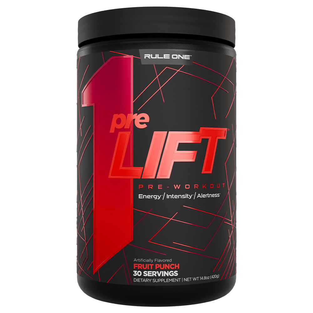 Rule 1 R1 PreLIFT Pre - Workout 30 Serves Fruit Punch