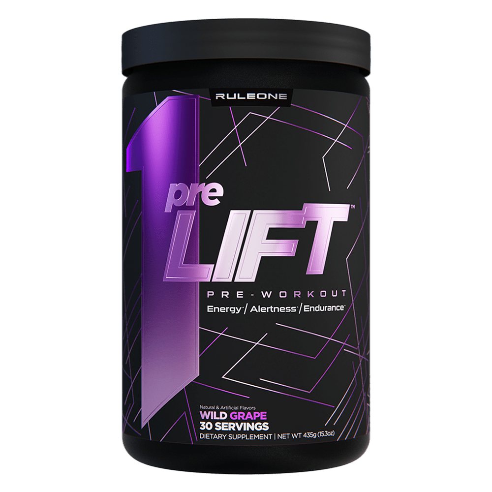 Rule 1 R1 PreLIFT Pre - Workout 30 Serves Wild Grape