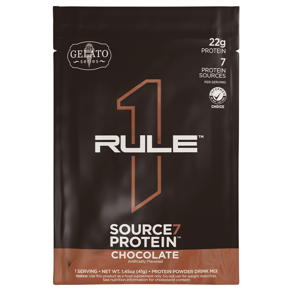Rule 1 Source7 Protein Protein Powder 1 Serve Chocolate