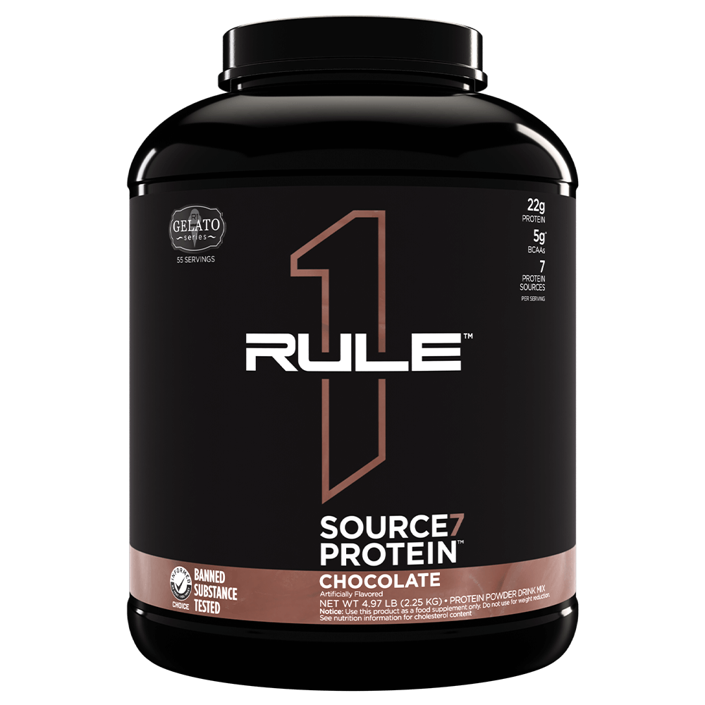 Rule 1 Source7 Protein Protein Powder 55 Serves Chocolate