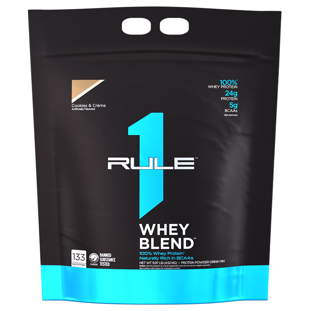 Rule 1 Whey Blend Protein Powder 132 Serves Cookies & Creme