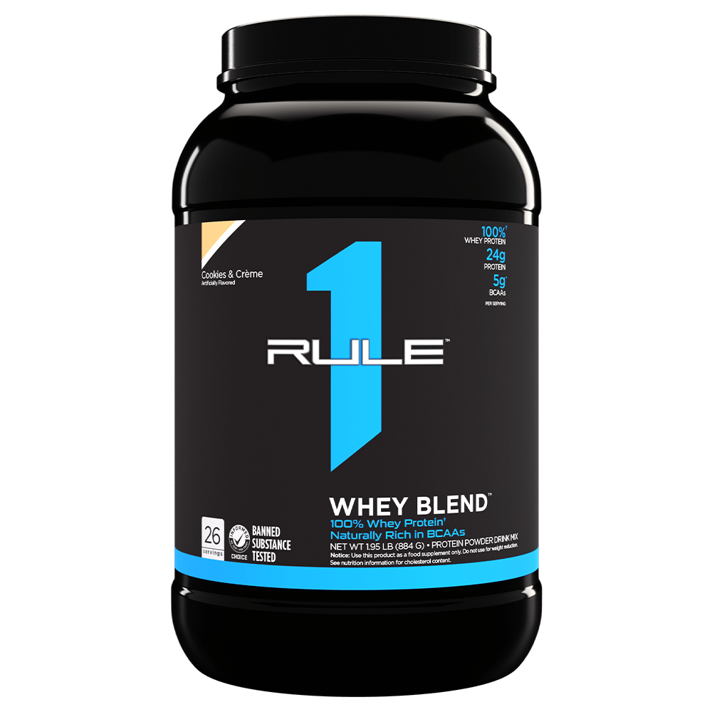 Rule 1 Whey Blend Protein Powder 26 Serves Cookies & Creme