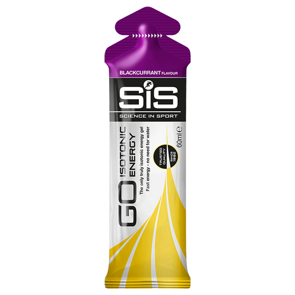 Science In Sport (SIS) GO Isotonic Energy Gel Intra-Workout 60mL Single Serve (1 Gel) Blackcurrant