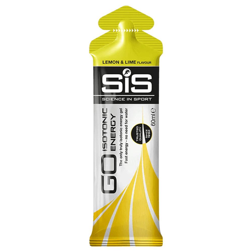 Science In Sport (SIS) GO Isotonic Energy Gel Intra-Workout 60mL Single Serve (1 Gel) Lemon Lime