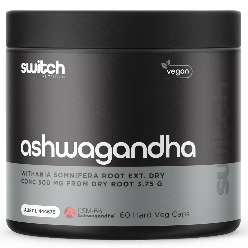 Switch Nutrition Ashwagandha General Health 60 Capsules