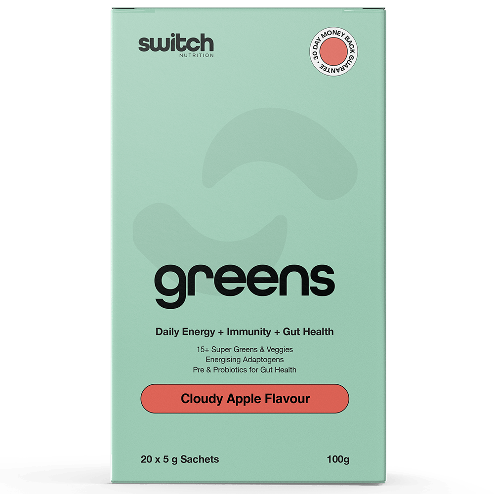 Switch Nutrition Greens Greens 20 Sticks Cloudy Apple