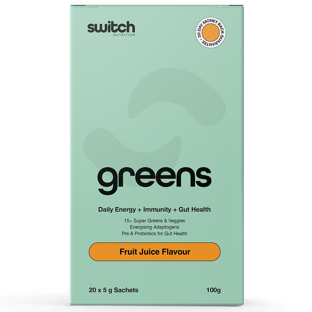 Switch Nutrition Greens Greens 20 Sticks Fruit Juice
