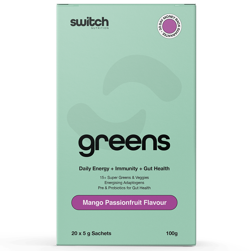 Switch Nutrition Greens Greens 20 Sticks Mango Passionfruit