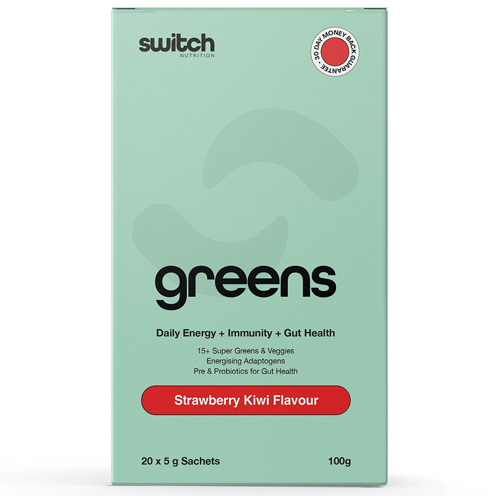 Switch Nutrition Greens Greens 20 Sticks Strawberry Kiwi