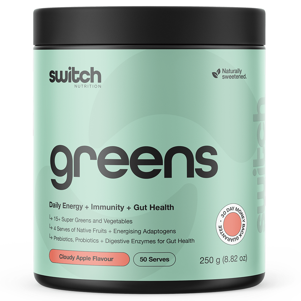 Switch Nutrition Greens Greens 50 Serves Cloudy Apple