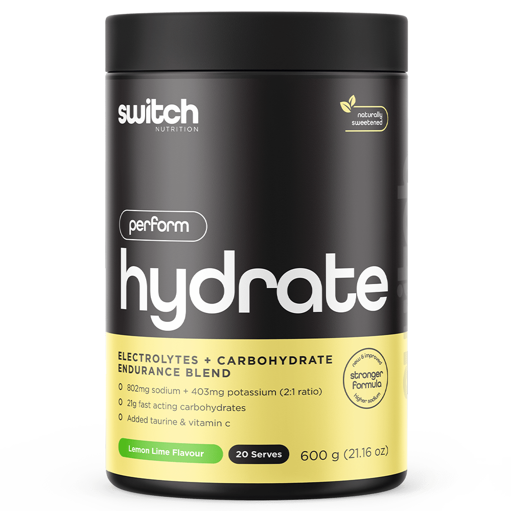 Switch Nutrition Hydrate Perform Hydration 20 Serves Lemon Lime