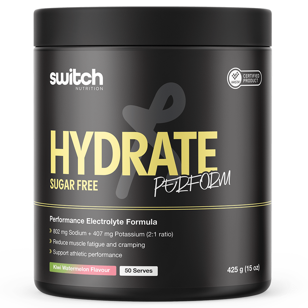 Switch Nutrition Hydrate Perform Sugar Free Hydration 50 Serves Kiwi Watermelon