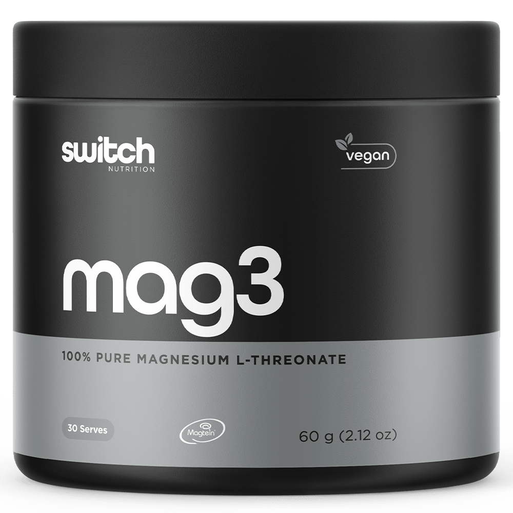 Switch Nutrition Mag3 Magnesium L - Threonate Powder Vitamins 30 Serves