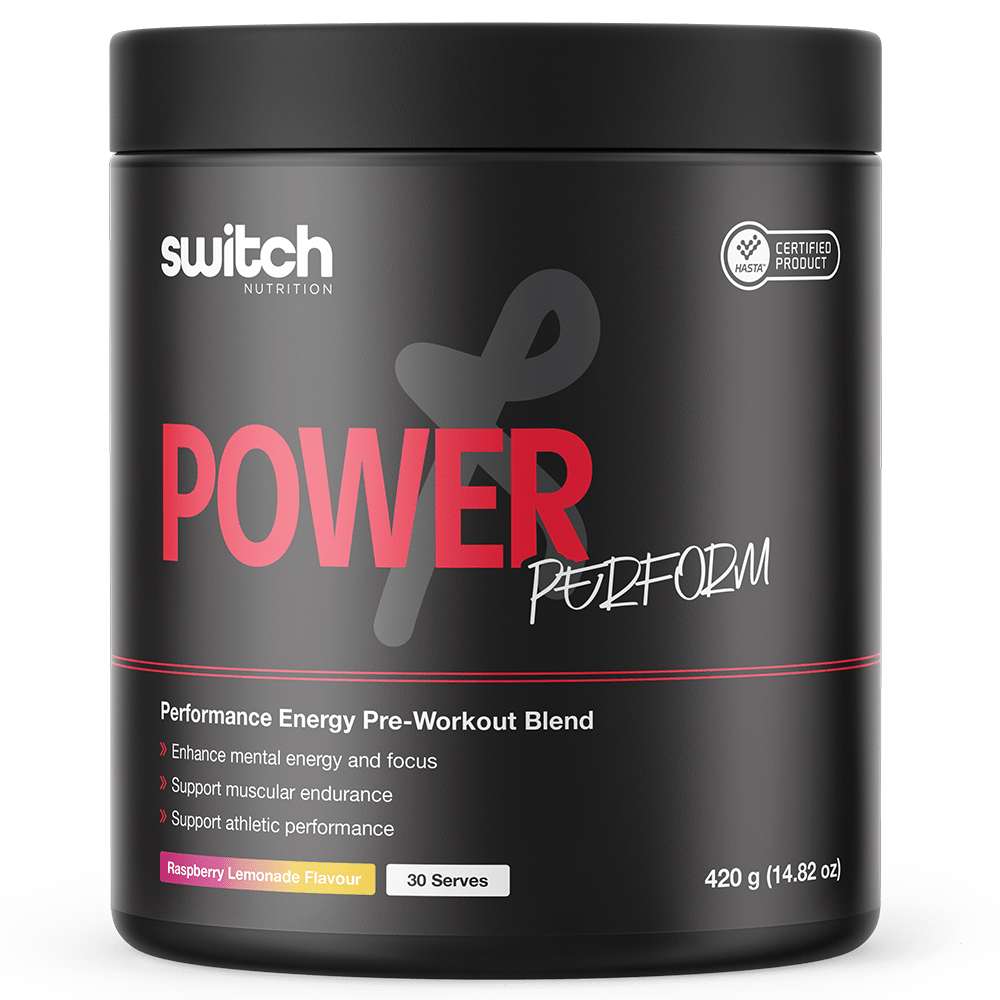 Switch Nutrition Power Perfrom Pre - Workout 30 Serves Raspberry Lemonade
