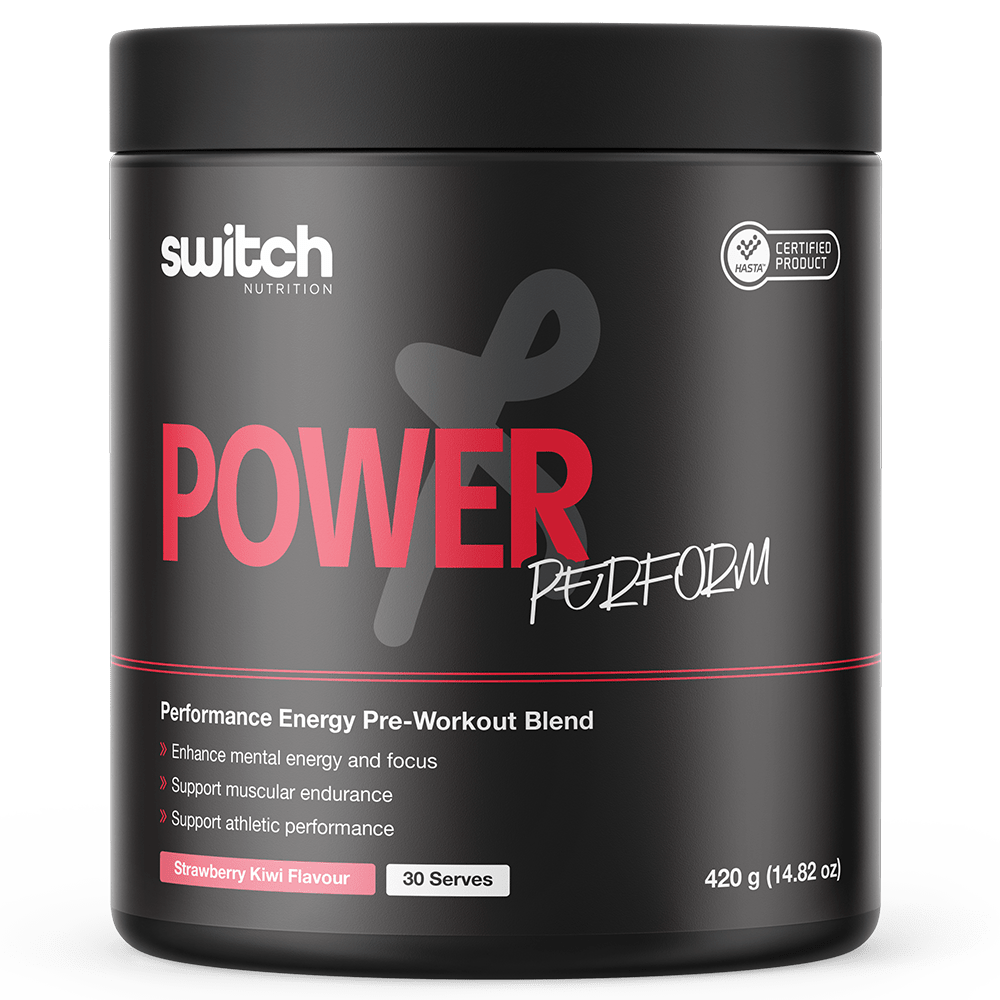 Switch Nutrition Power Perfrom Pre - Workout 30 Serves Strawberry Kiwi