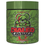 The X Athletics Dialed Carnage Pre - Workout 25 Serves Sour Watermelon