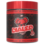 The X Athletics Dialed Pre - Workout Pre - Workout 50 Serves Fire Engine Raspberry