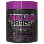 The X Athletics Dialed Shred Fat Burner 40 Serves Hubba Bubba Grape