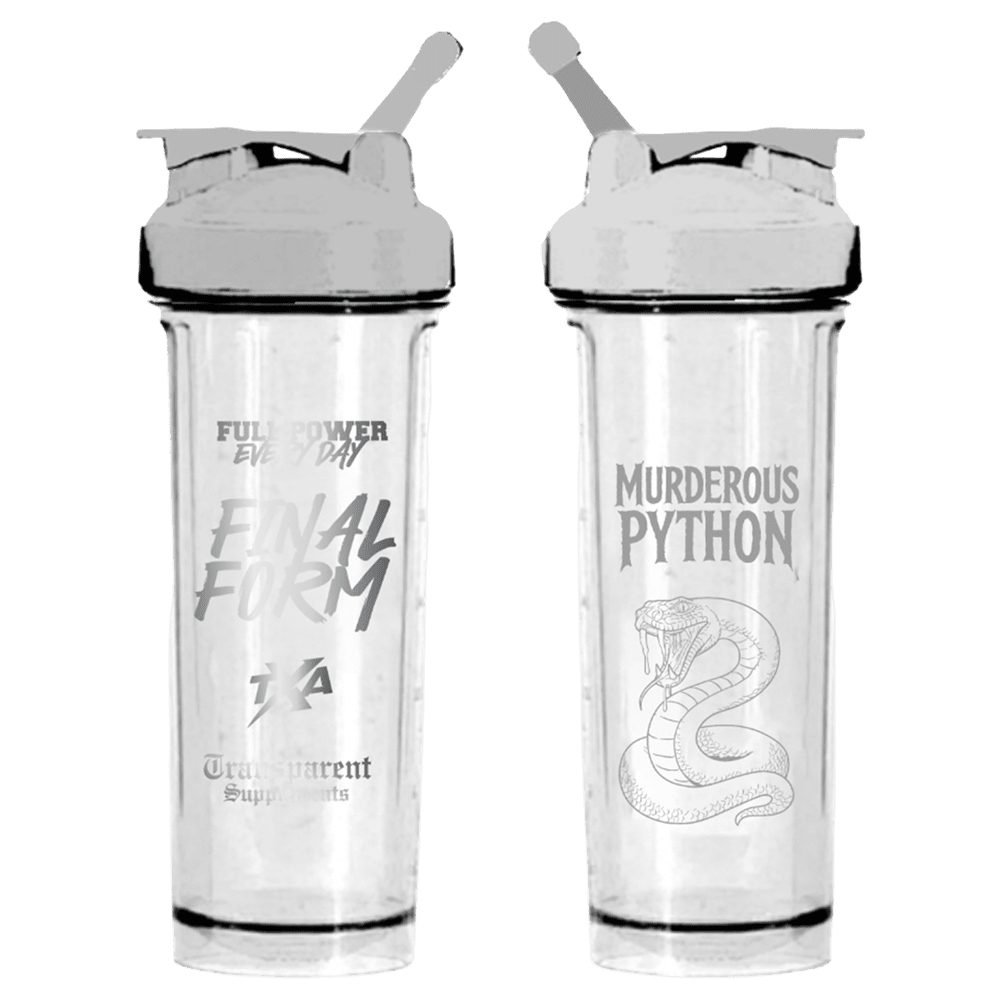 TXA x Transparent Supplements Final Form Shaker Promotional Sliver (Murderous Python)