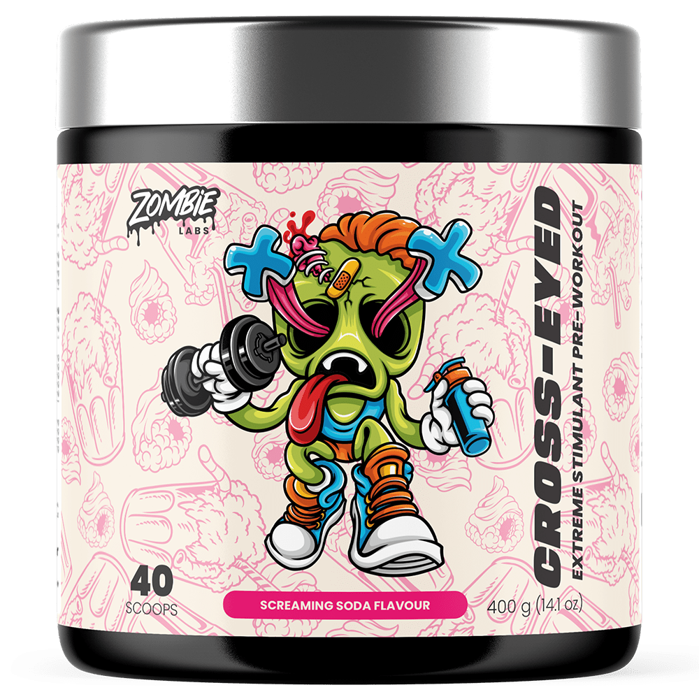 Zombie Labs Cross Eyed Pre - Workout 40 Serves Screaming Soda (Coming Soon)