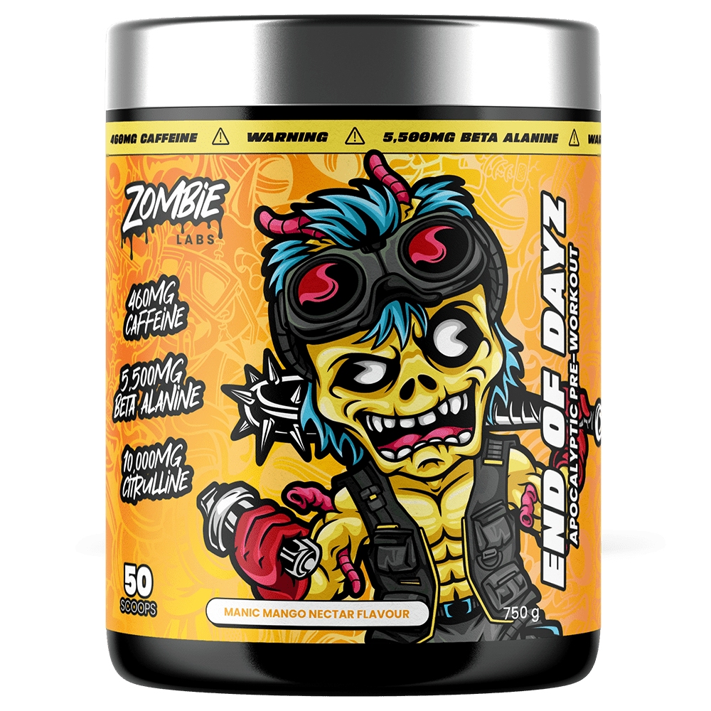 Zombie Labs End Of Dayz Pre - Workout 50 Serves Manic Mango Nectar