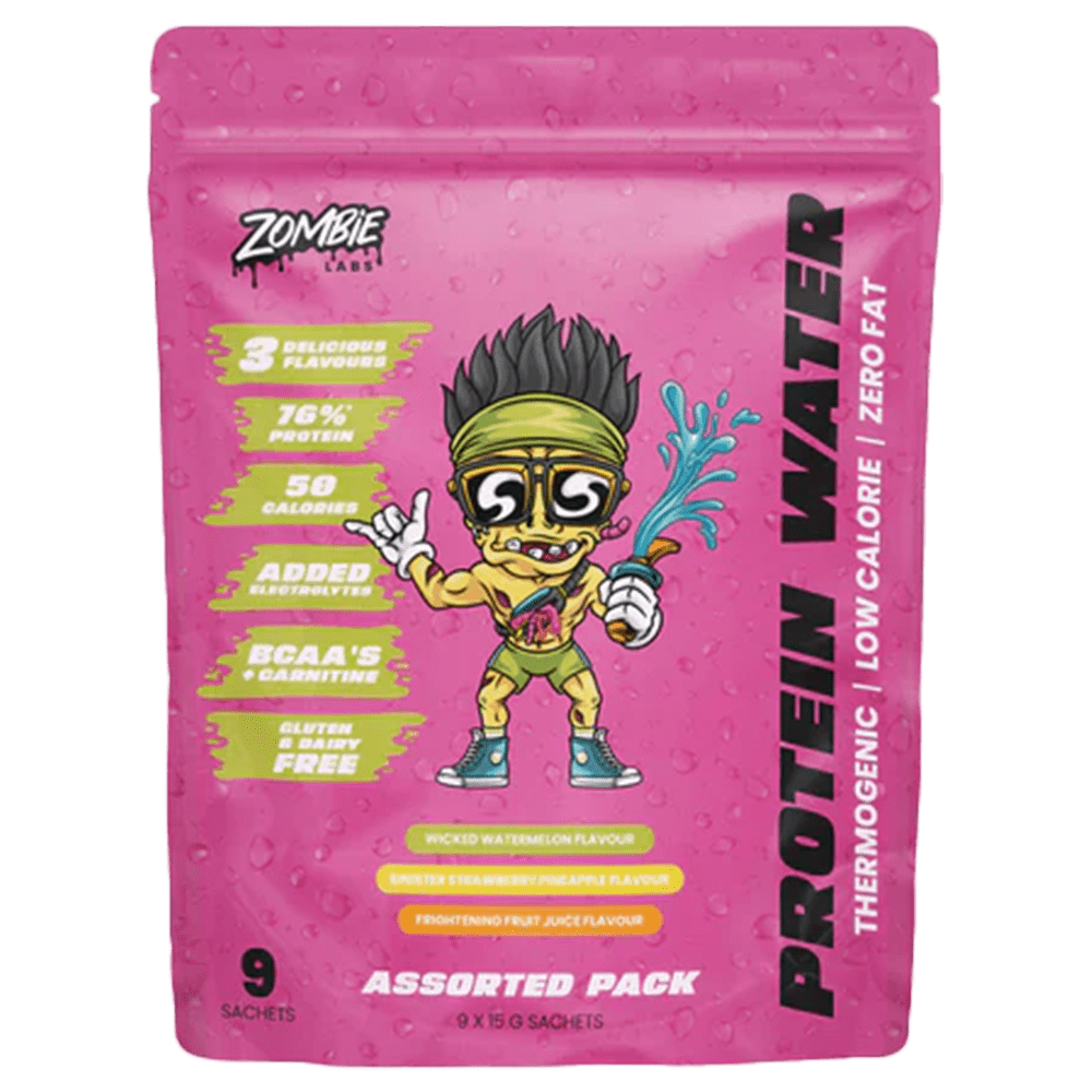 Zombie Labs Protein Water Protein Powder 9 Serve Variety Pack