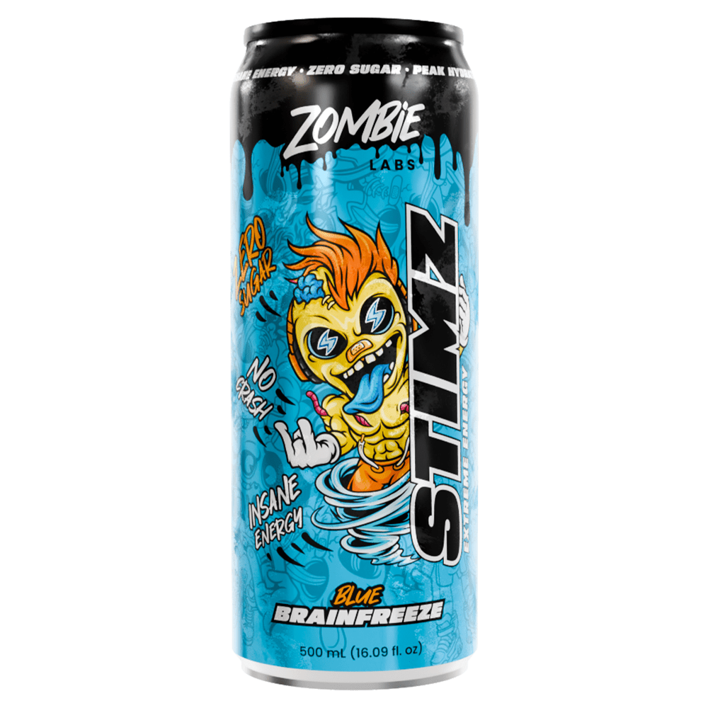 Zombie Labs Stimz Energy Drink 500mL Blue Brainfreeze