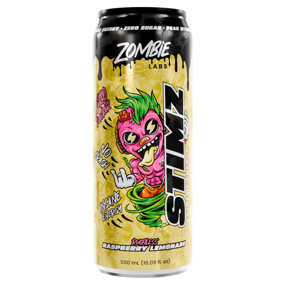 Zombie Labs Stimz Energy Drink 500mL Ruthless Raspberry Lemonade