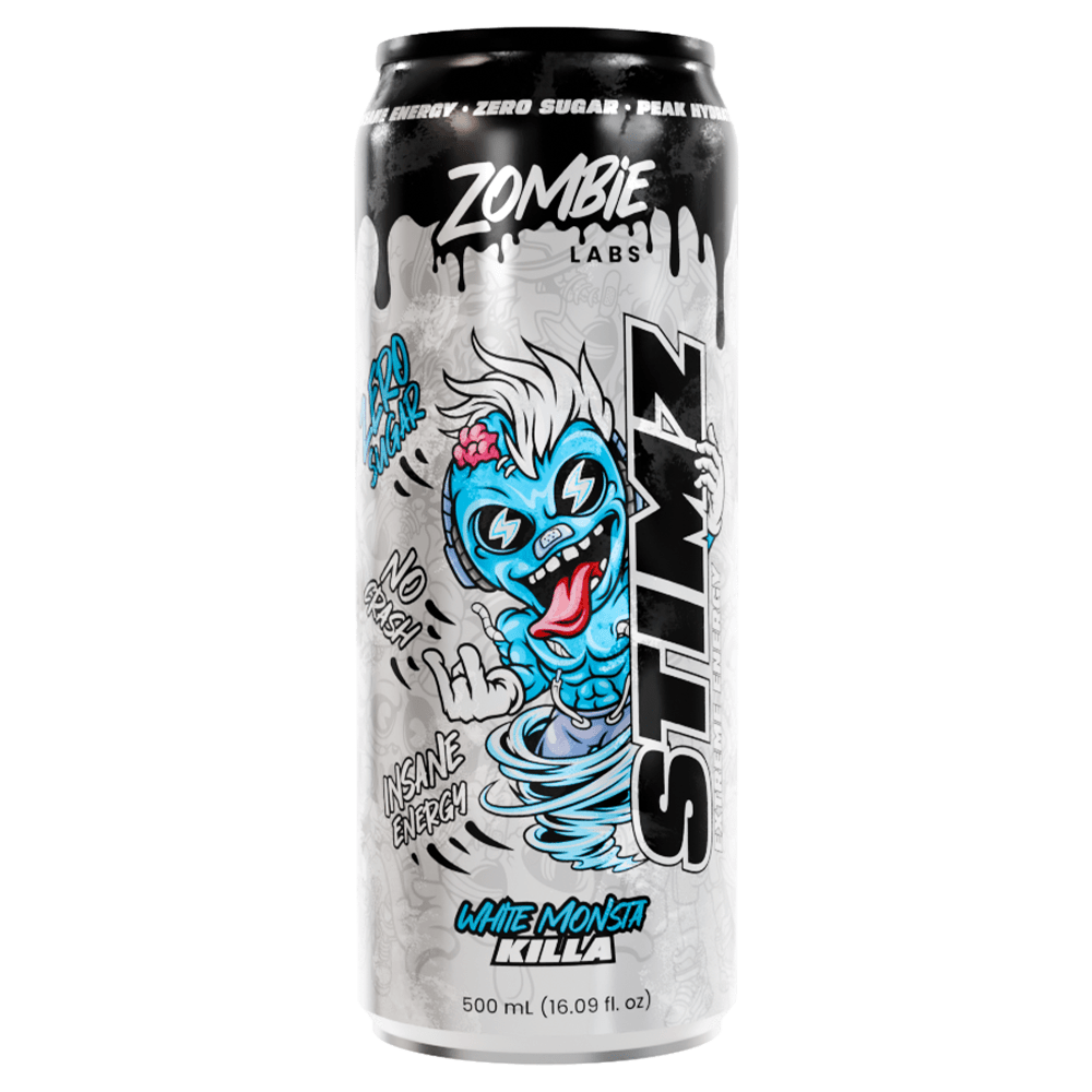 Zombie Labs Stimz Energy Drink 500mL White Monsta Killa