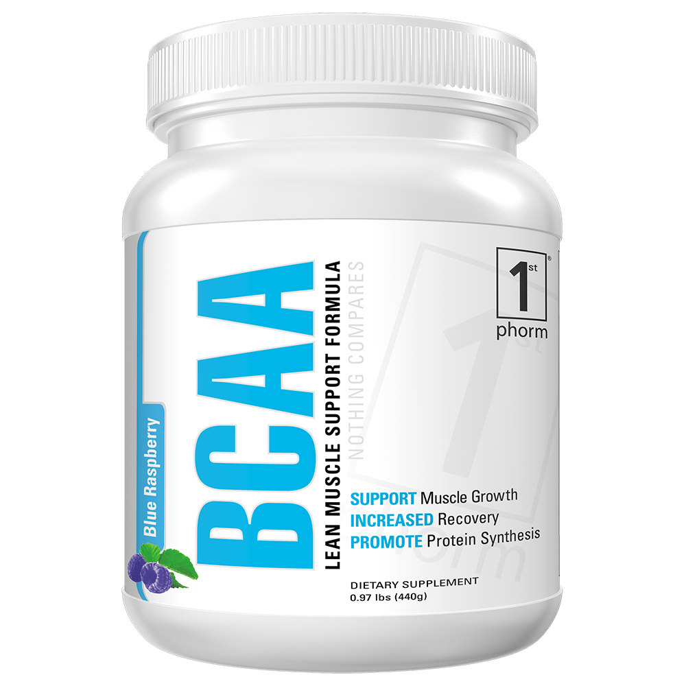 1st Phorm BCAA Aminos 40 Serves Blue Raspberry