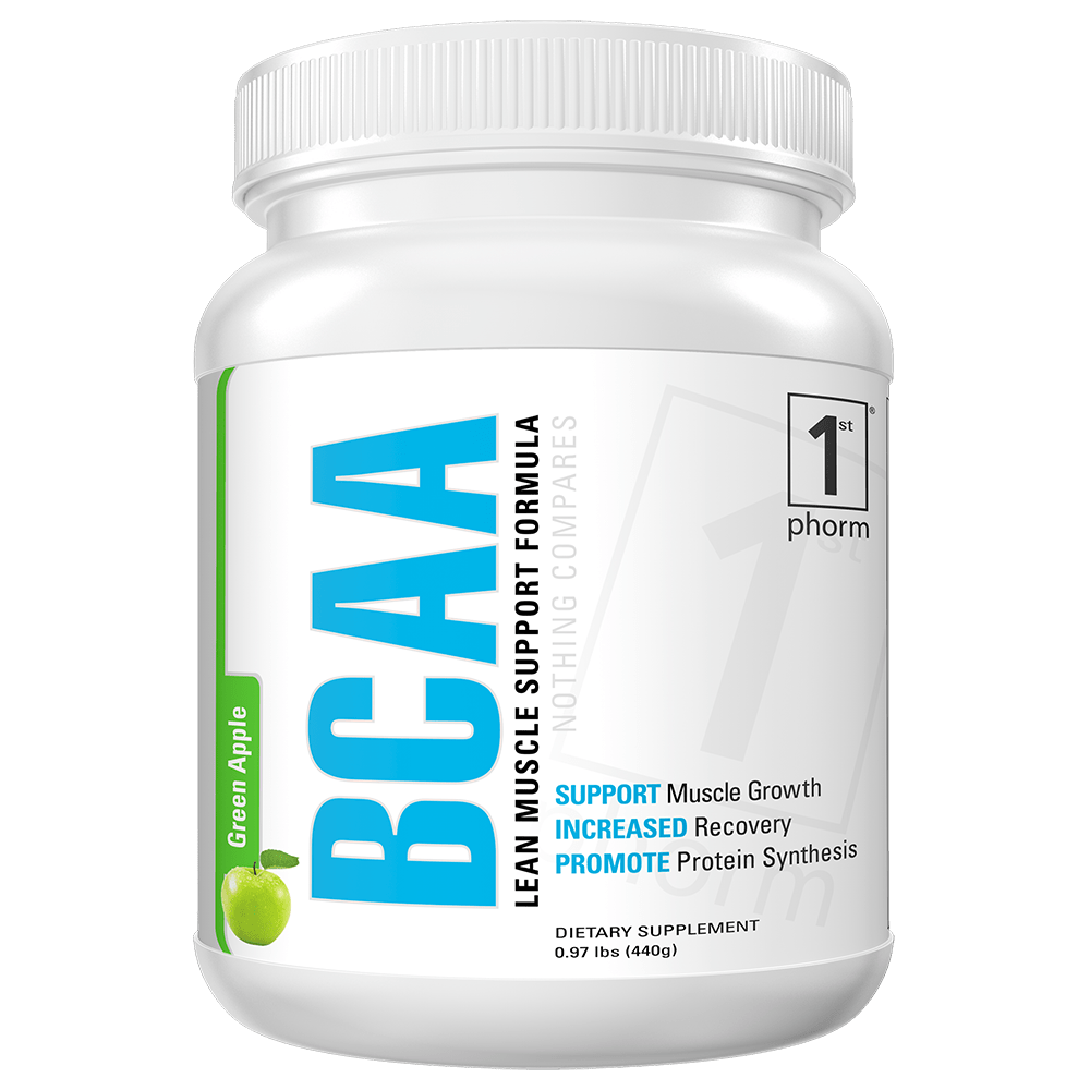 1st Phorm BCAA Aminos 40 Serves Green Apple