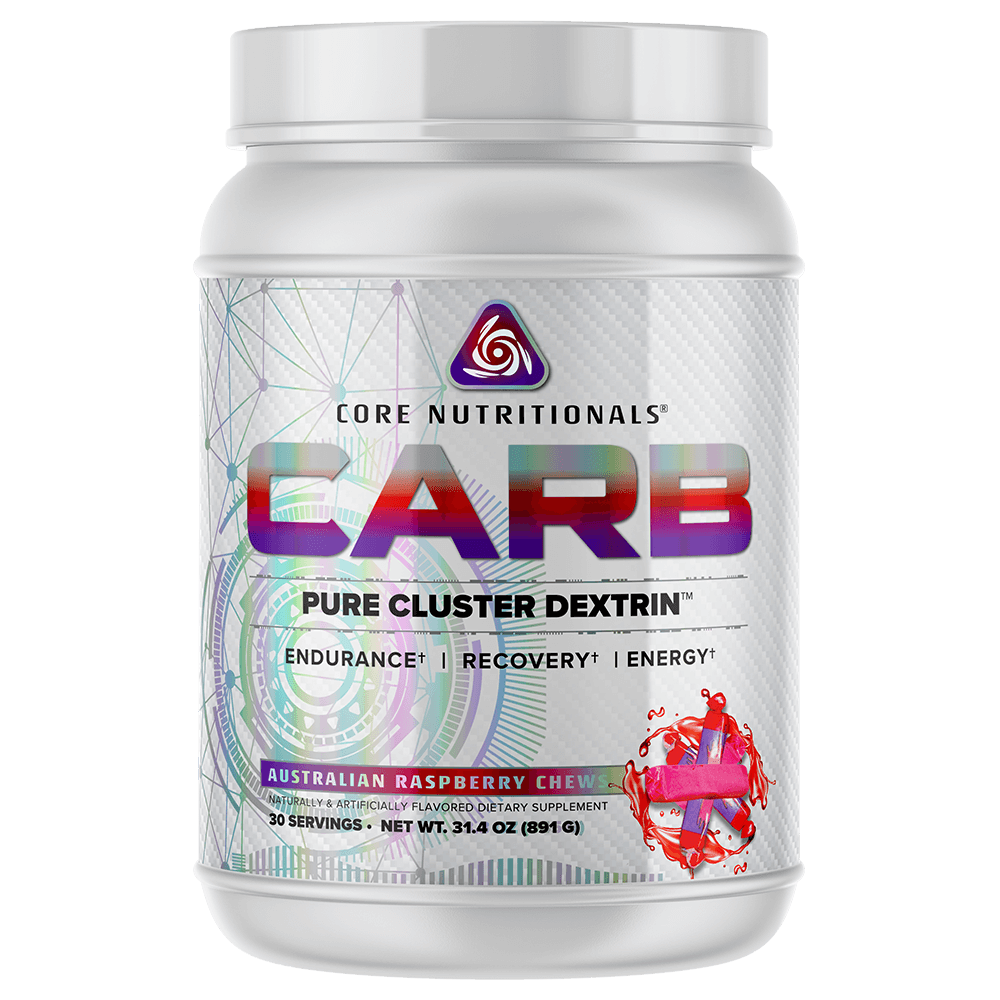 Core Nutritionals Carb Carbohydrates 30 Serves Australian Raspberry Chews