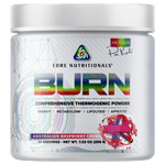 Core Nutritionals Core Burn PR Series Fat Burner 50 Serves Australian Raspberry Chews