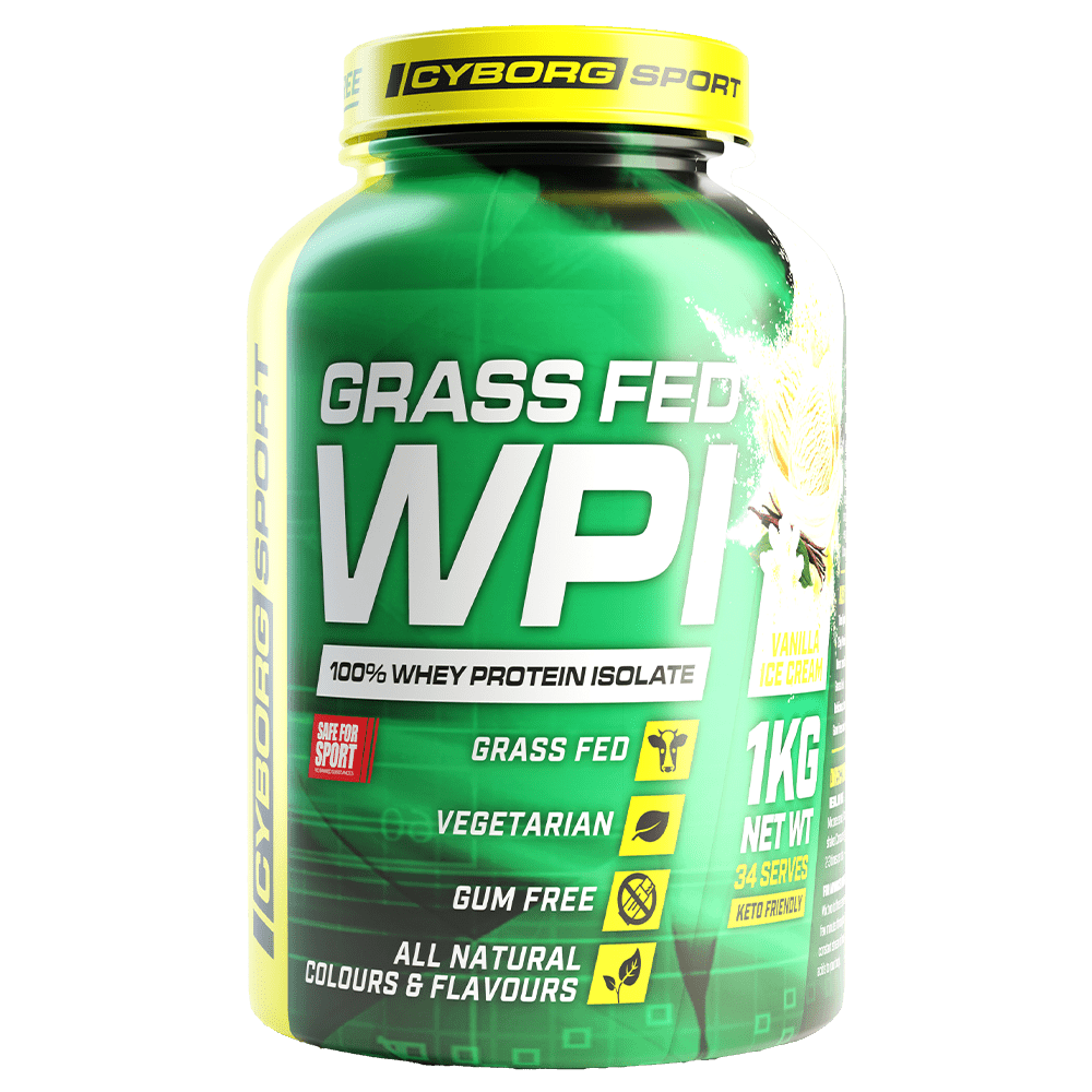 Cyborg Sport Grass Fed WPI Protein Powder 1 Kg Vanilla
